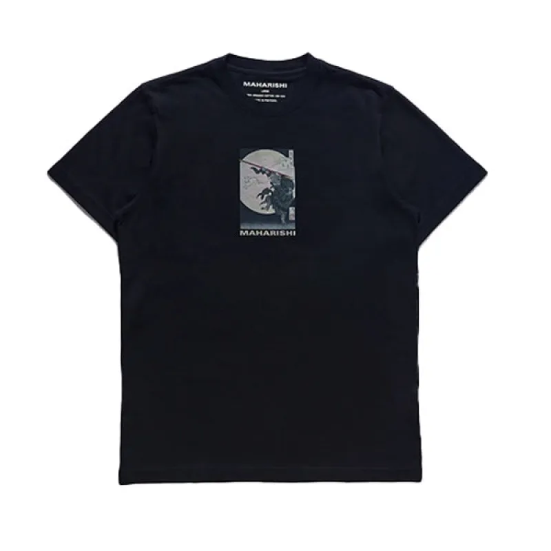 Maharishi Hare & Monkey T Shirt Black sold by Kong