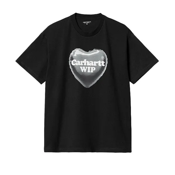 Carhartt WIP SS Heart Balloon T shirt Black sold by Kong