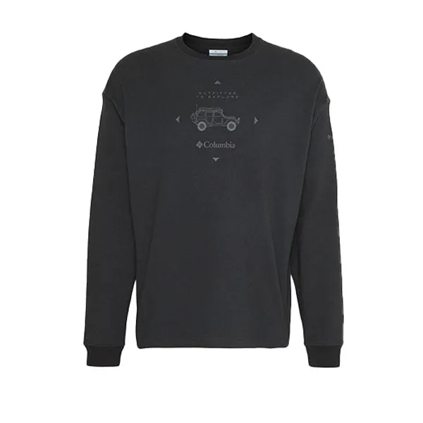 Columbia Duxbery Relaxed Tee LS Black sold by Kong