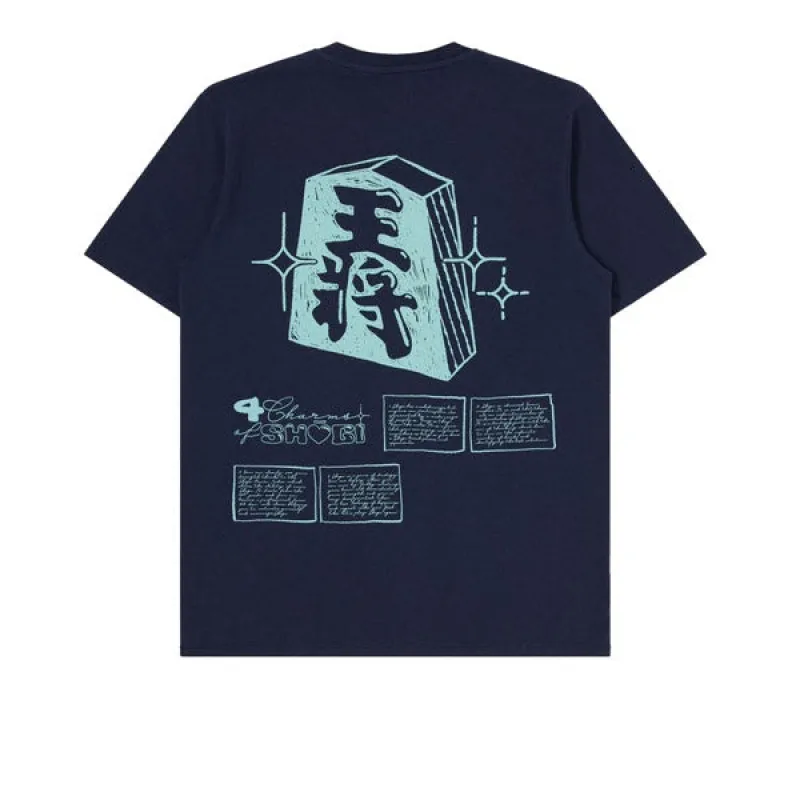 Edwin Shogi T shirt Maritime Blue sold by Kong