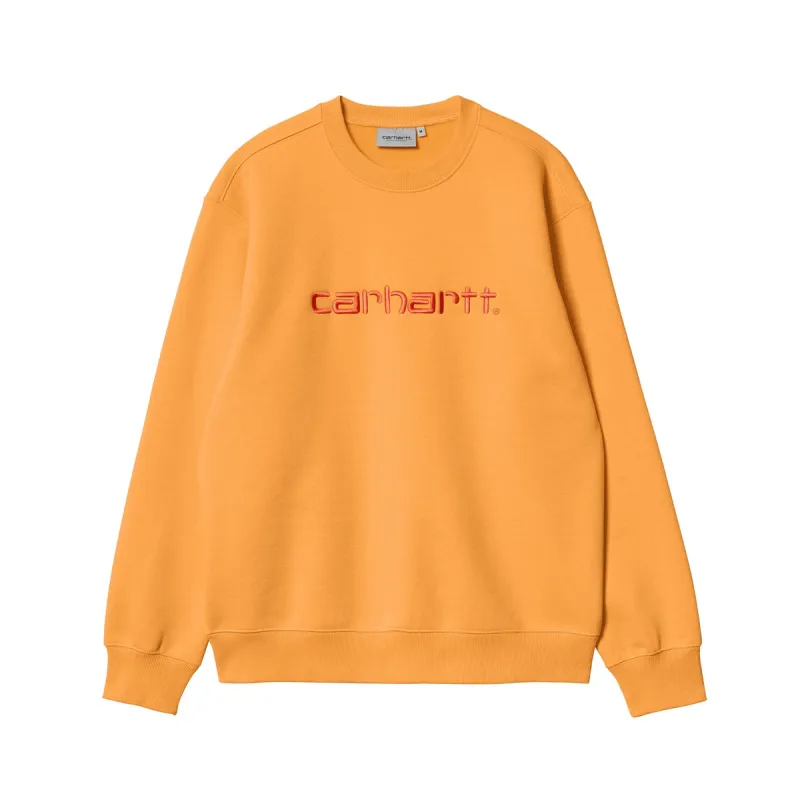 Carhartt WIP Carhartt Sweat Pale Orange Elba sold by Kong