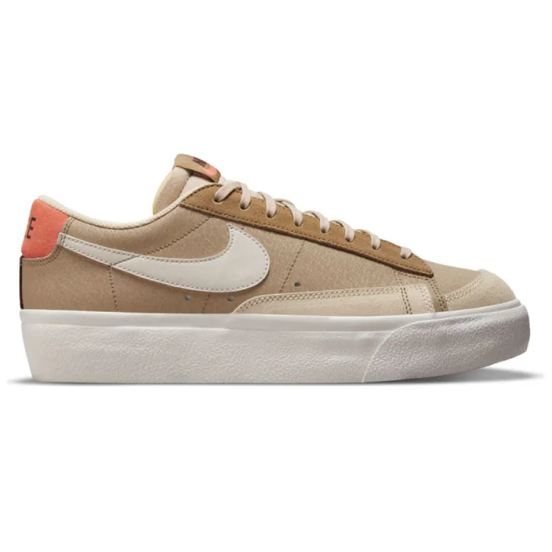 Nike W' Blazer Low Platform SP Khaki/Light Bone-Madder Root-Hazel Rush sold by Kong