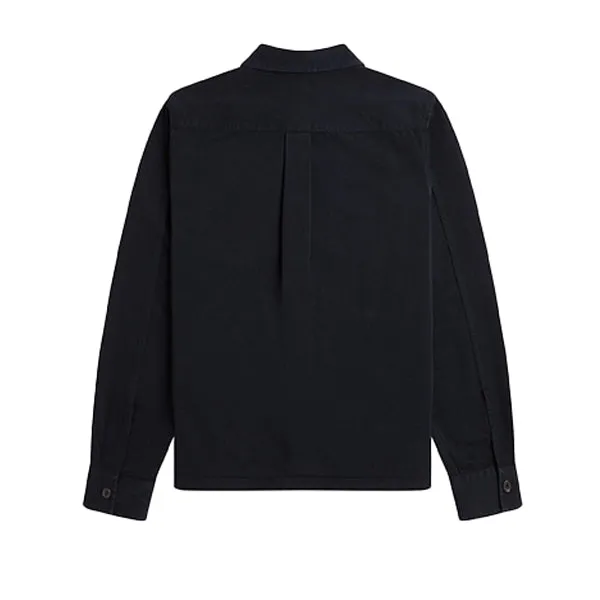 Fred Perry Twill Overshirt Black sold by Kong product image thumbnail 2