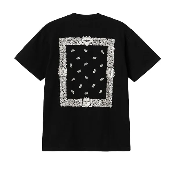 Carhartt WIP SS Paisley Script T shirt Black Wax Stone Washed sold by Kong product image thumbnail 2