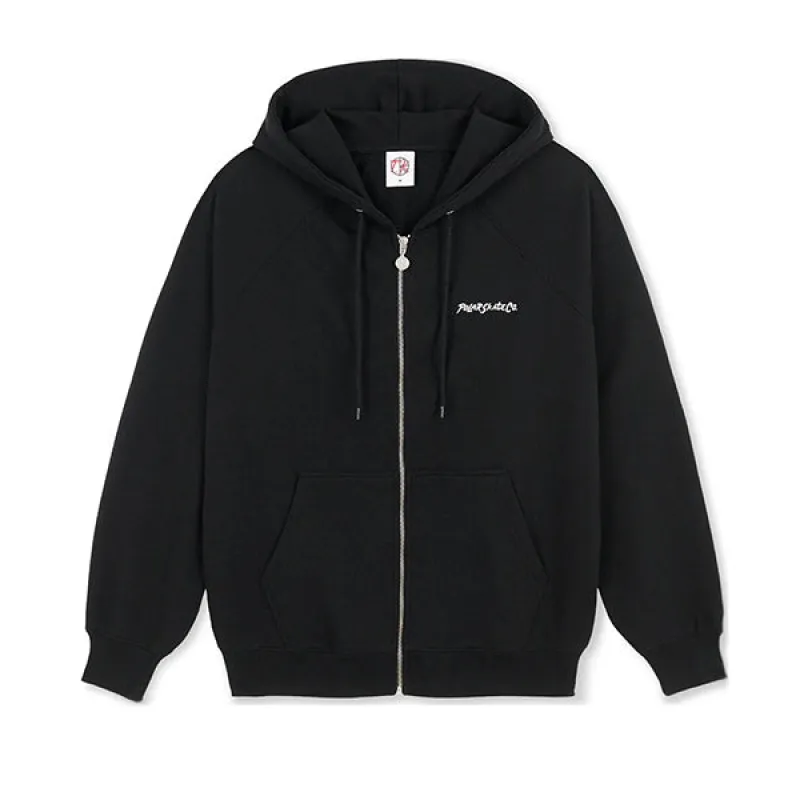Polar Skate Co Default Zip Hoodie 12 Faces Black sold by Kong