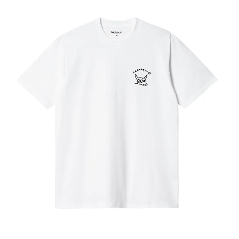 Carhartt WIP SS New Frontier T Shirt White sold by Kong