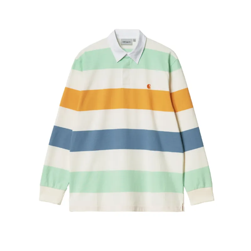 Carhartt WIP L/S Henwick Rugby Shirt Henwick Stripe made by Carhartt WIP