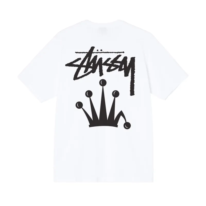 Stussy Stock Crown Tee White sold by Kong