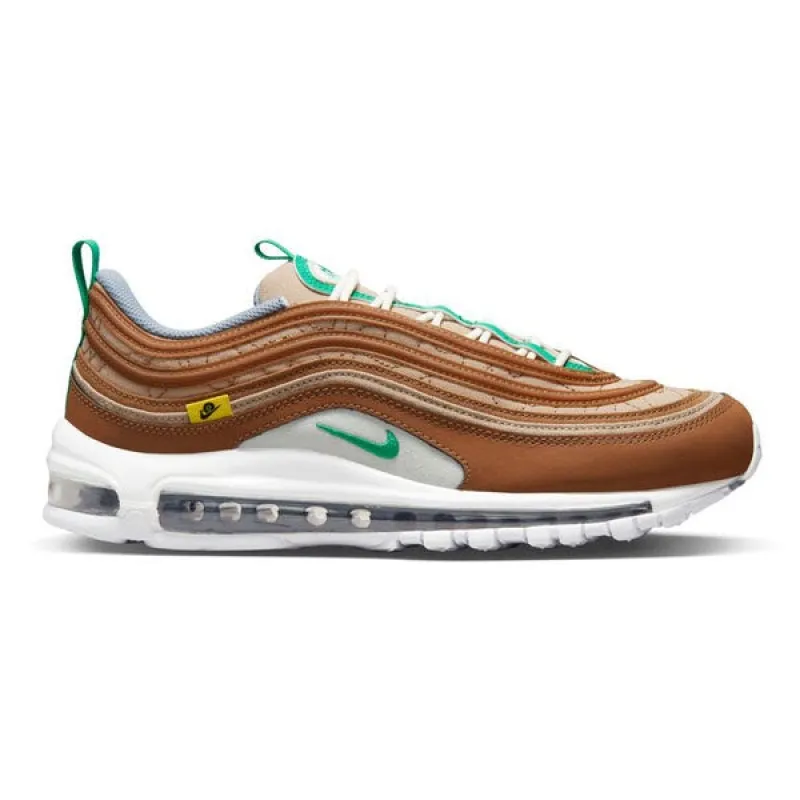 Nike Air Max 97 Hemp Stadium Green Ale Brown White sold by Kong