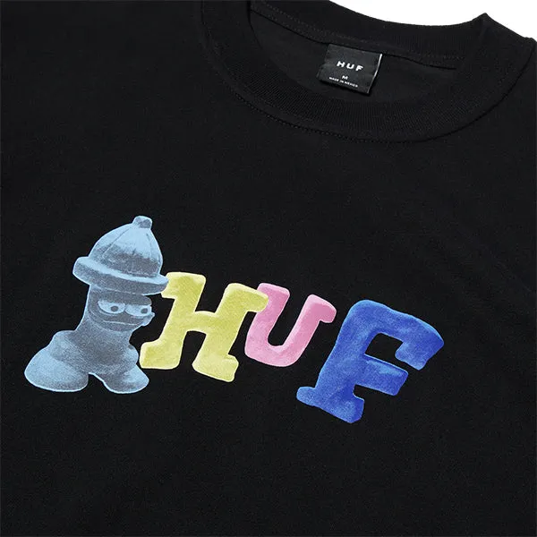 Huf Claytime SS T shirt Black sold by Kong product image thumbnail 2