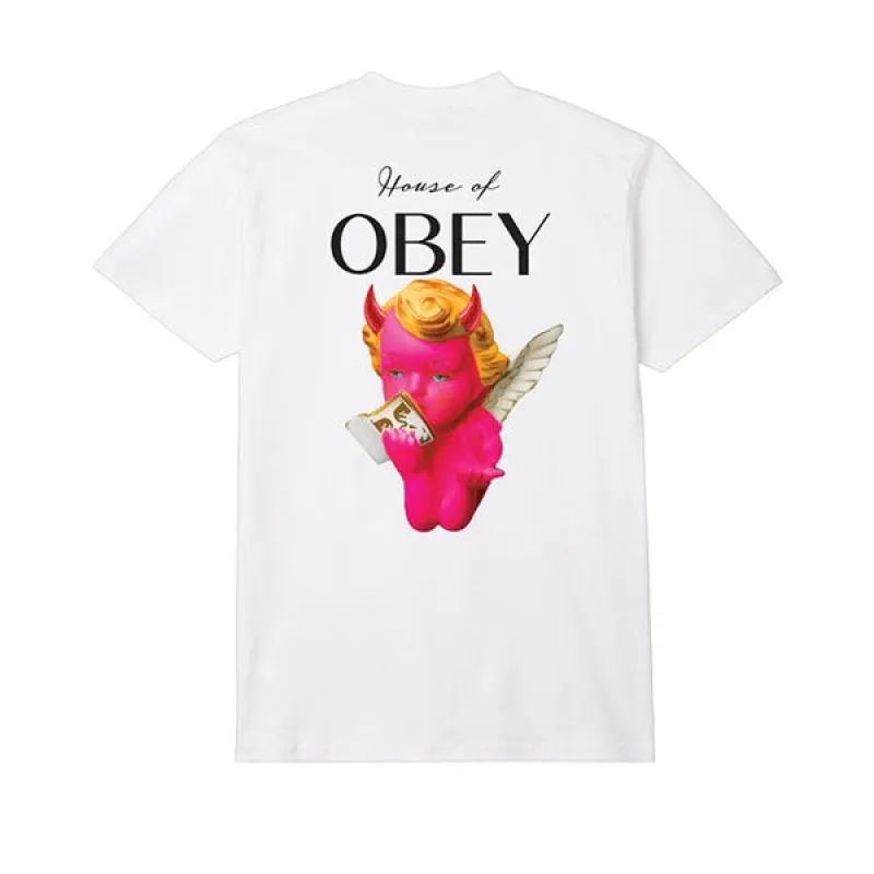 Obey House Of Obey T Shirt White sold by Kong