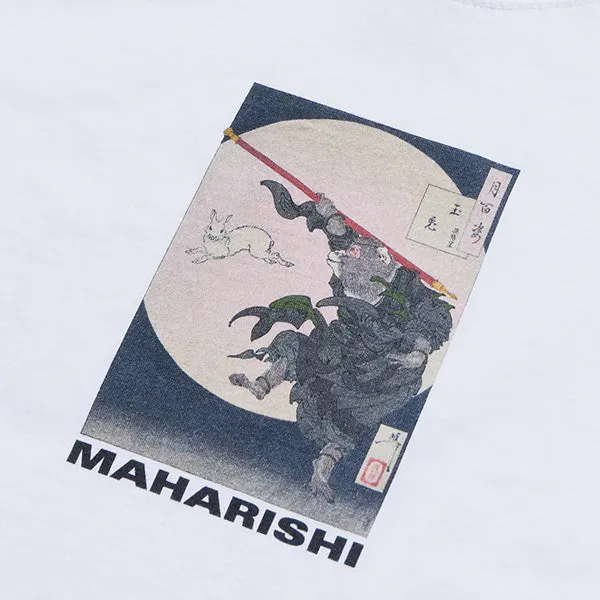 Maharishi Hare & Monkey T Shirt White sold by Kong product image thumbnail 3