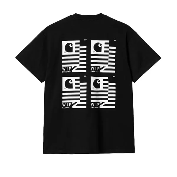 Carhartt WIP SS Stamp State T shirt Black White sold by Kong product image thumbnail 2