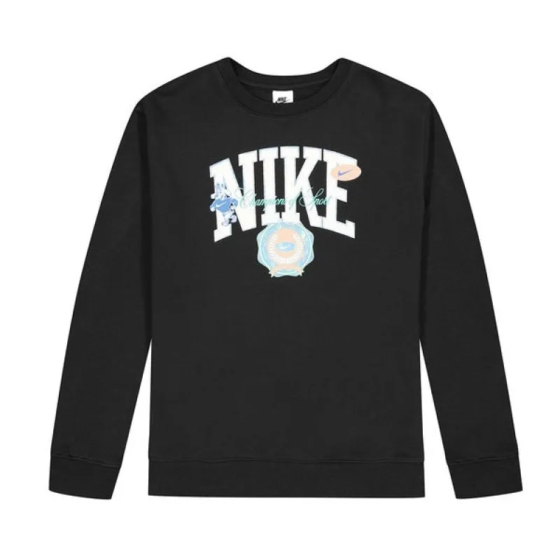 Nike Sportswear Fleece Crew Black sold by Kong