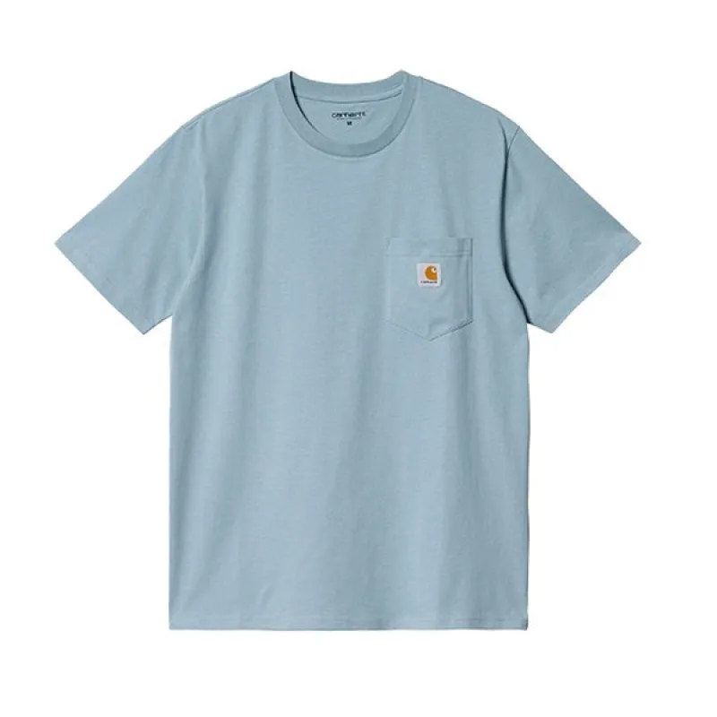 Carhartt WIP SS Pocket T shirt Misty Sky made by Carhartt WIP