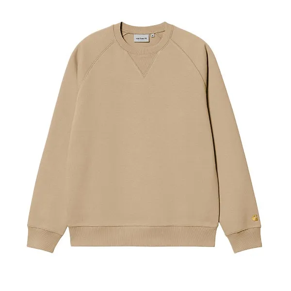 Carhartt WIP Chase Sweat Sable Gold sold by Kong