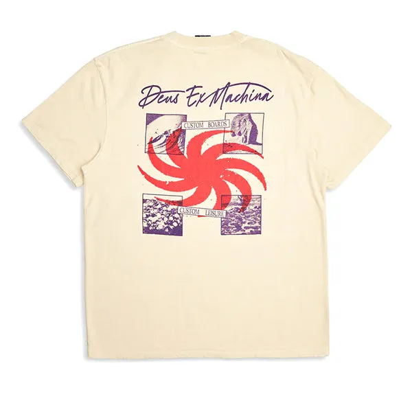 Deus Custom Leisure T Shirt Dirty White sold by Kong product image thumbnail 2