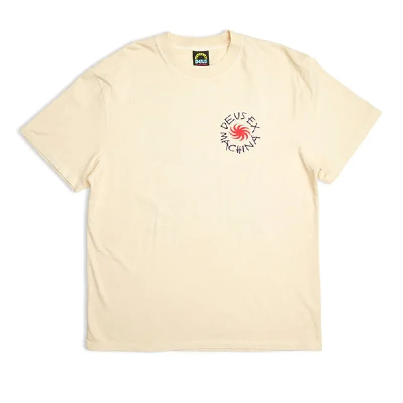 Deus Custom Leisure T Shirt Dirty White sold by Kong