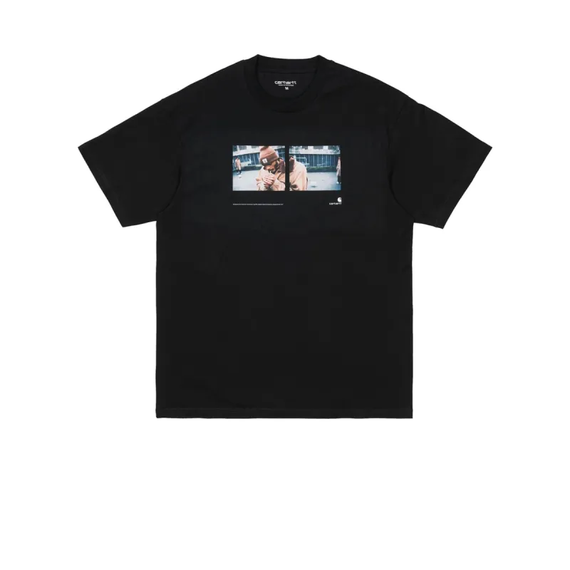Carhartt WIP S/S Backyard T-Shirt Organic Cotton Black sold by Kong