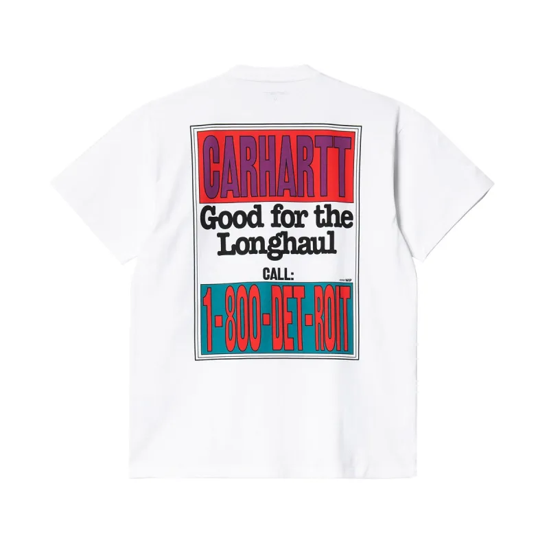 Carhartt WIP SS Longhaul T Shirt White sold by Kong