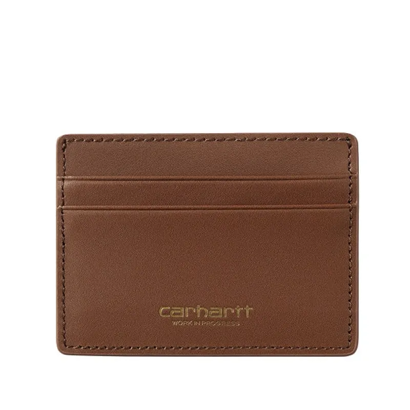 Carhartt WIP Vegas Cardholder Leather Cognac sold by Kong