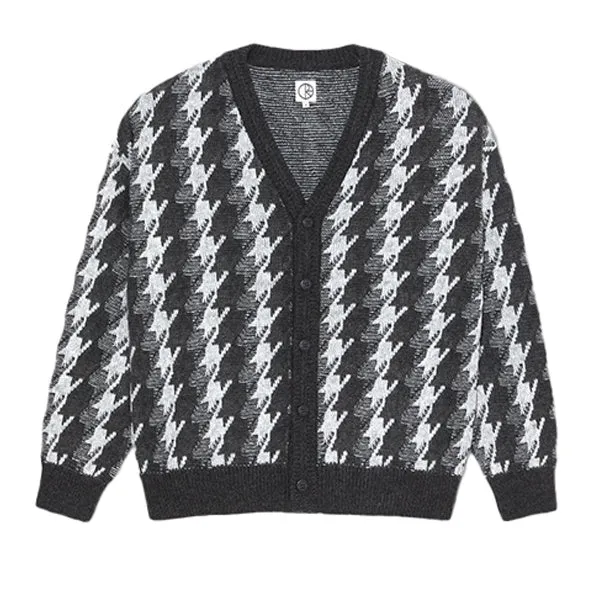 Polar Louis Cardigan Houndstooth Grey sold by Kong
