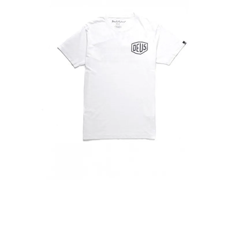 Deus S/S Tokyo Address Tee White sold by Kong