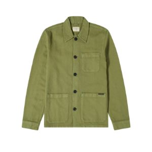 Nudie Barney Worker Jacket Green sold by Kong