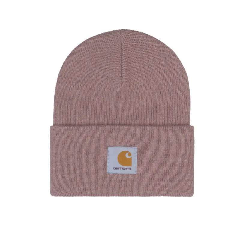 Carhartt WIP Acrylic Watch Hat Earthy Pink sold by Kong