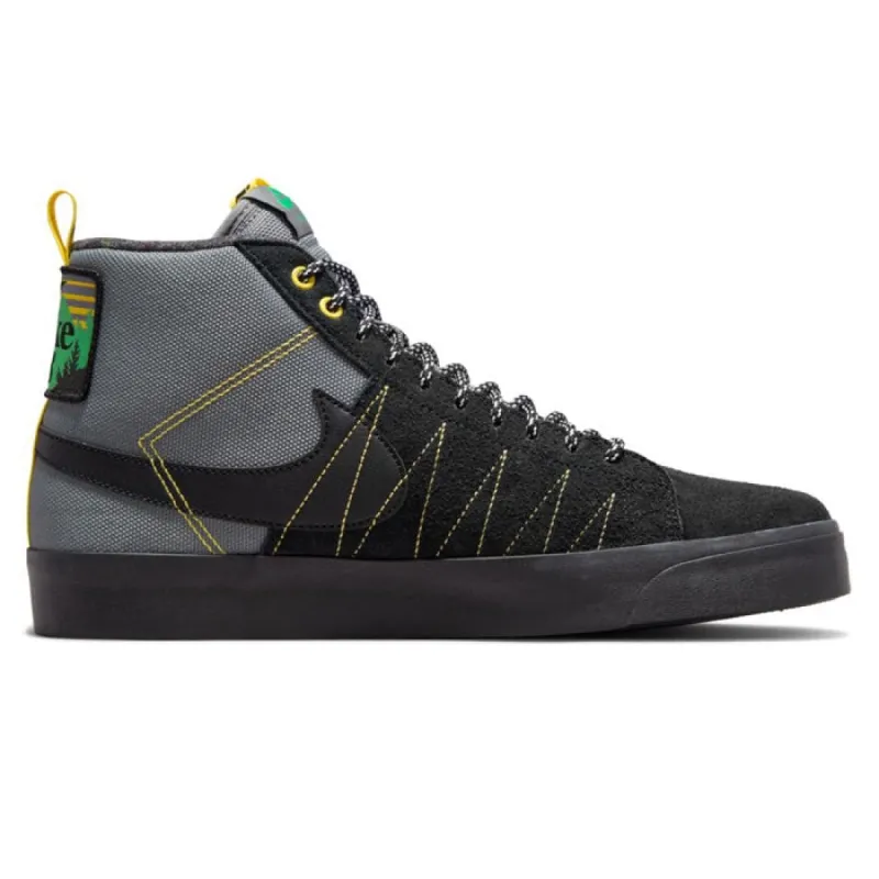 Nike SB Zoom Blazer Mid Premium Cool Grey/Black-White-Yellow Strike sold by Kong