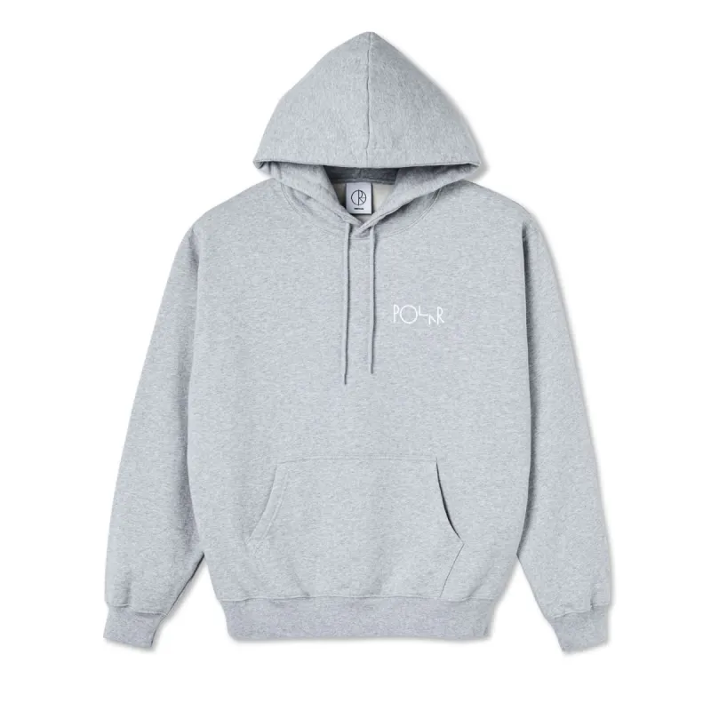 Polar 3 Tone Fill Logo Hoodie Sport Grey sold by Kong