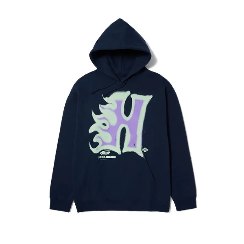 Huf Heat Wave Pullover Hoodie Navy sold by Kong