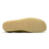 Clarks Wallabee Pale Lime Suede sold by Kong