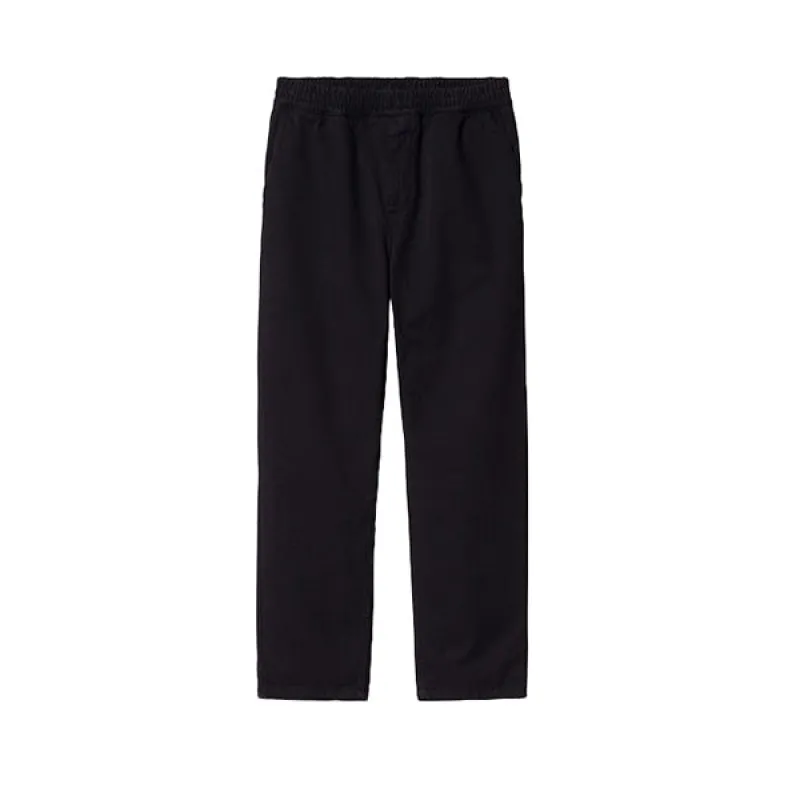 Carhartt WIP Flint Pant Black Garment Dyed sold by Kong