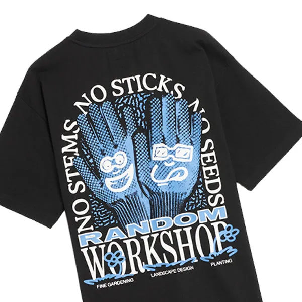 Market Flowerbed T shirt Black sold by Kong product image thumbnail 2