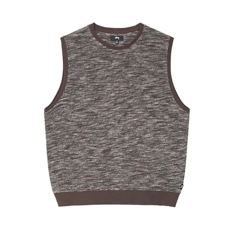 Stussy Marled Knit Vest Multi sold by Kong