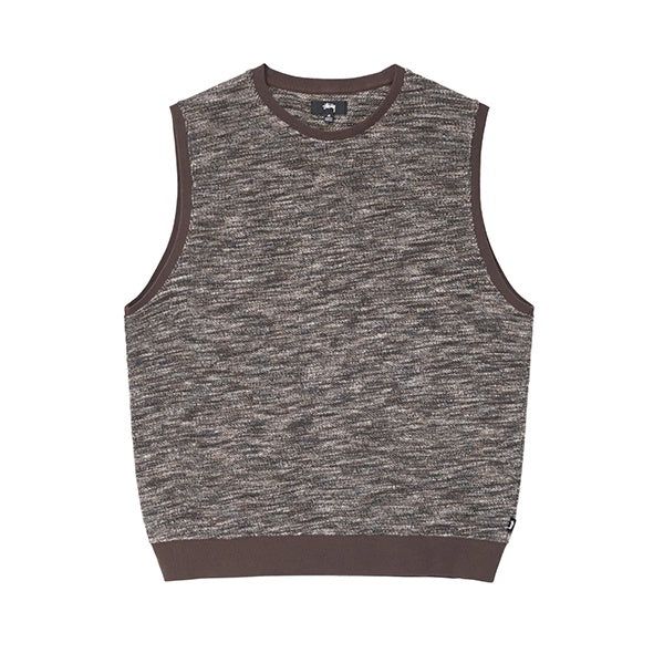STUSSY STACKED SWEATER VEST 23AW M