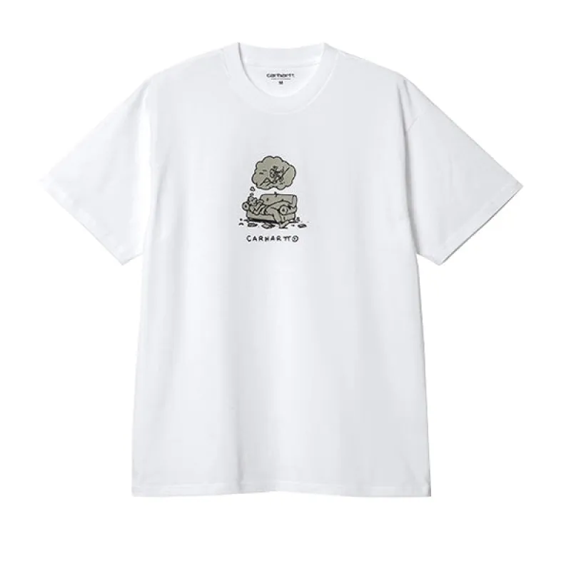 Carhartt WIP SS Other Side T shirt White sold by Kong