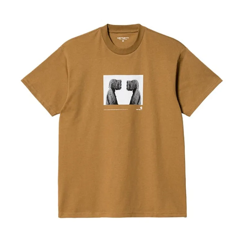 Carhartt WIP SS Cold T shirt Hamilton Brown sold by Kong