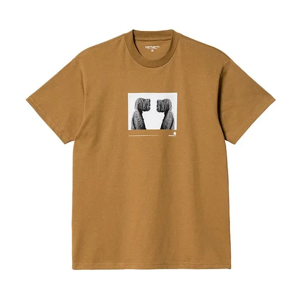 Carhartt WIP SS Cold T shirt Hamilton Brown sold by Kong
