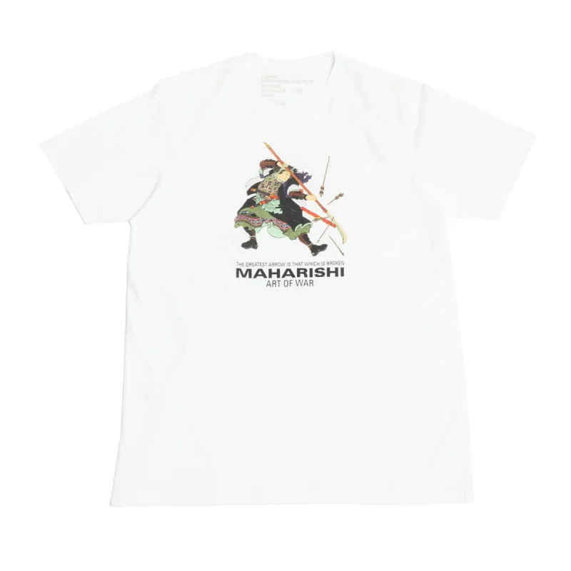 Maharishi Samurai Broken Arrows T Shirt White sold by Kong