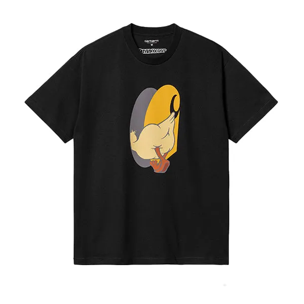 Carhartt WIP SS Deadkebab Knock Knock T-shirt Black sold by Kong