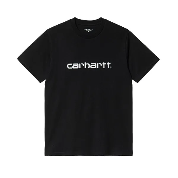 Carhartt WIP SS Script T shirt Black White sold by Kong