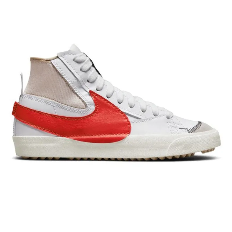 Nike Blazer Mid 77 Jumbo White Habanero Red Rattan White sold by Kong