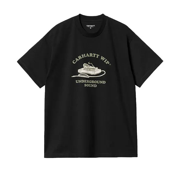 Carhartt WIP SS Underground Sound T-shirt Black sold by Kong