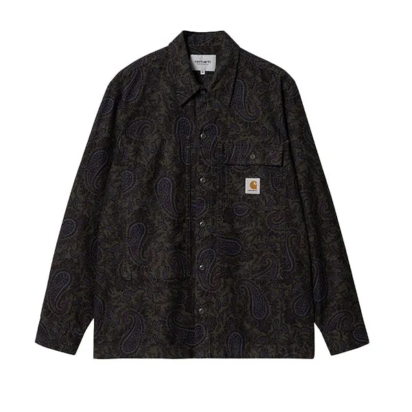 Carhartt WIP LS Charter Shirt Paisley Print Plant sold by Kong