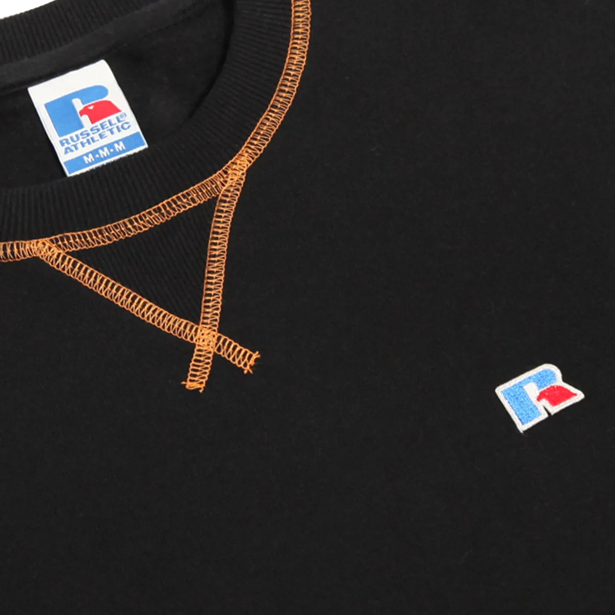 Russell Athletic Collum Crewneck Sweatshirt Black sold by Kong product image thumbnail 2