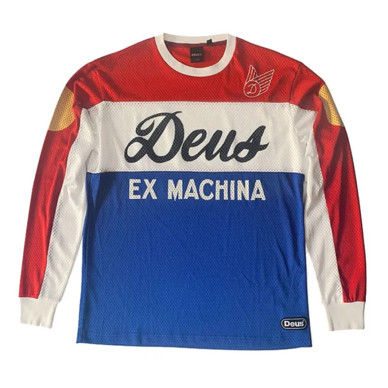 Deus Saber Moto Jersey Tri Colour made by Kong