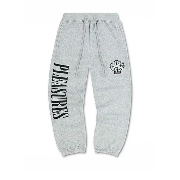 Pleasures Nerd Sweatpants Heather Grey sold by Kong