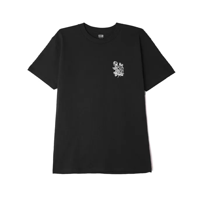 Obey Flower Rubylith T Shirt Black sold by Kong product image thumbnail 2